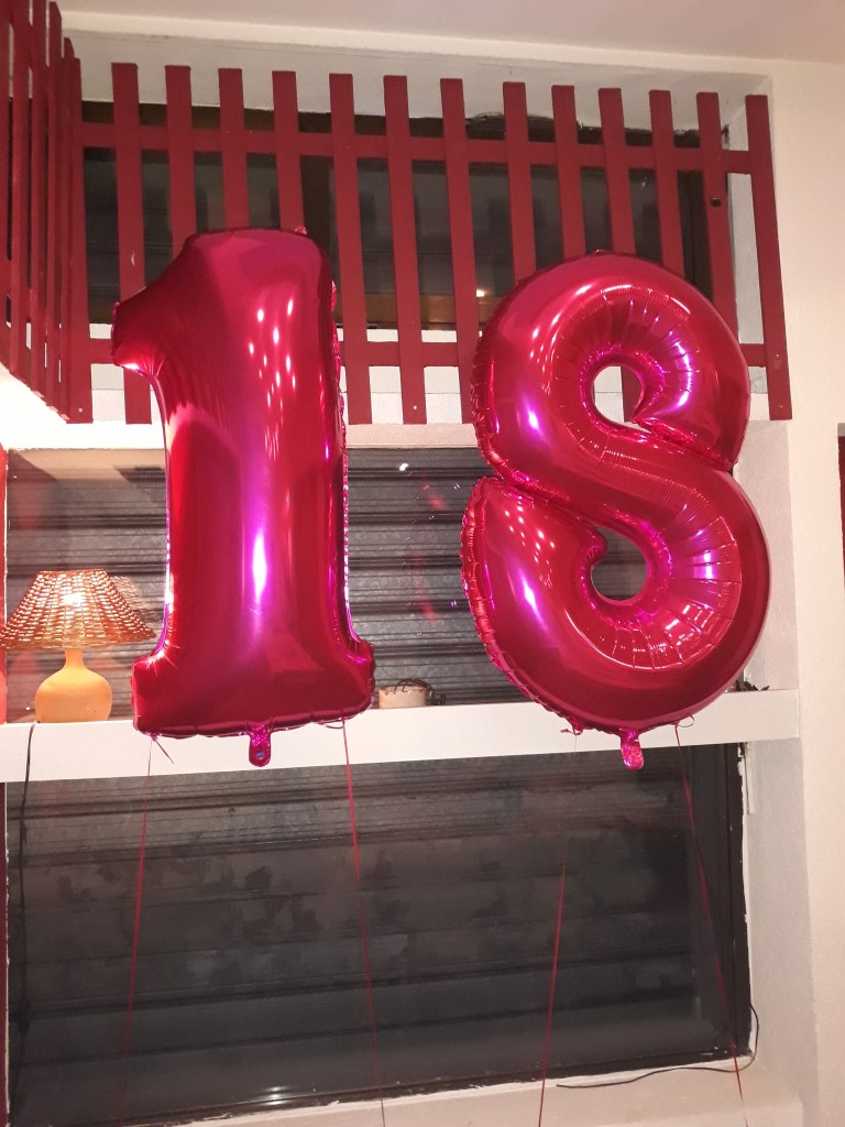 Baloni za rođendan u broju 18